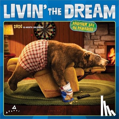 Browntrout - Avanti Livin' the Dream 2026 Square Flap Foil Calendar