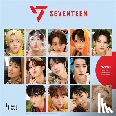 Browntrout - Seventeen 2026 Mini 7x7 Calendar