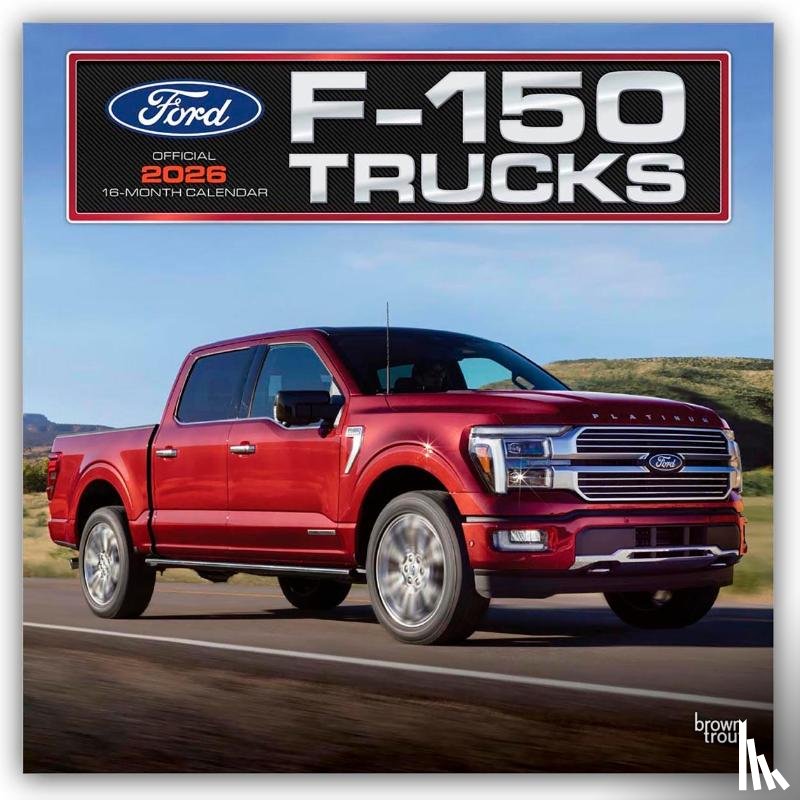 Browntrout - Ford F150 Trucks 2026 Square Flap Calendar