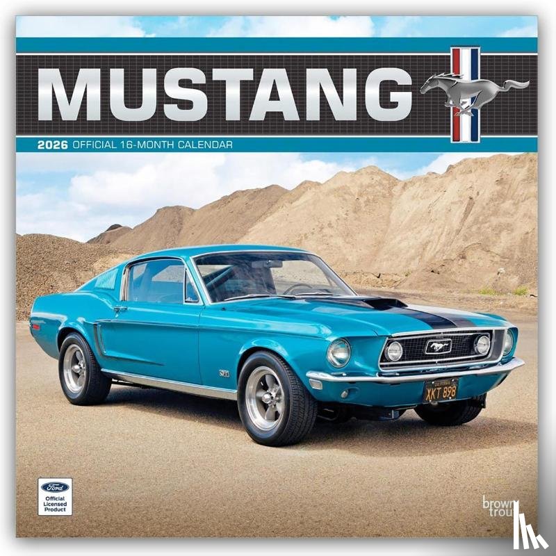 Publishers, Browntrout - Mustang - Ford Mustang 2026 - 16-Monatskalender
