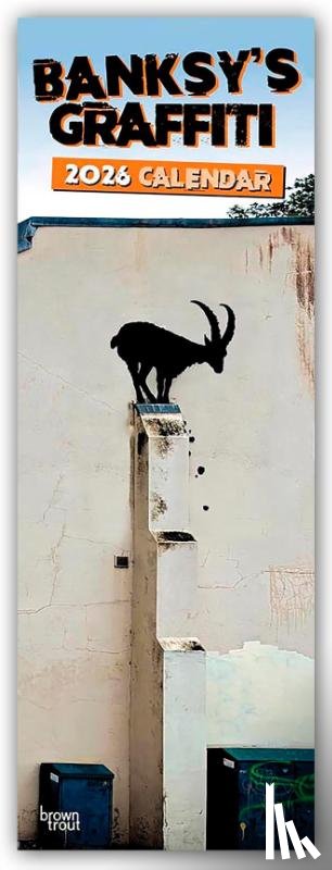 Publishers, Browntrout - Banksy's Graffiti 2026 Slimline Calendar