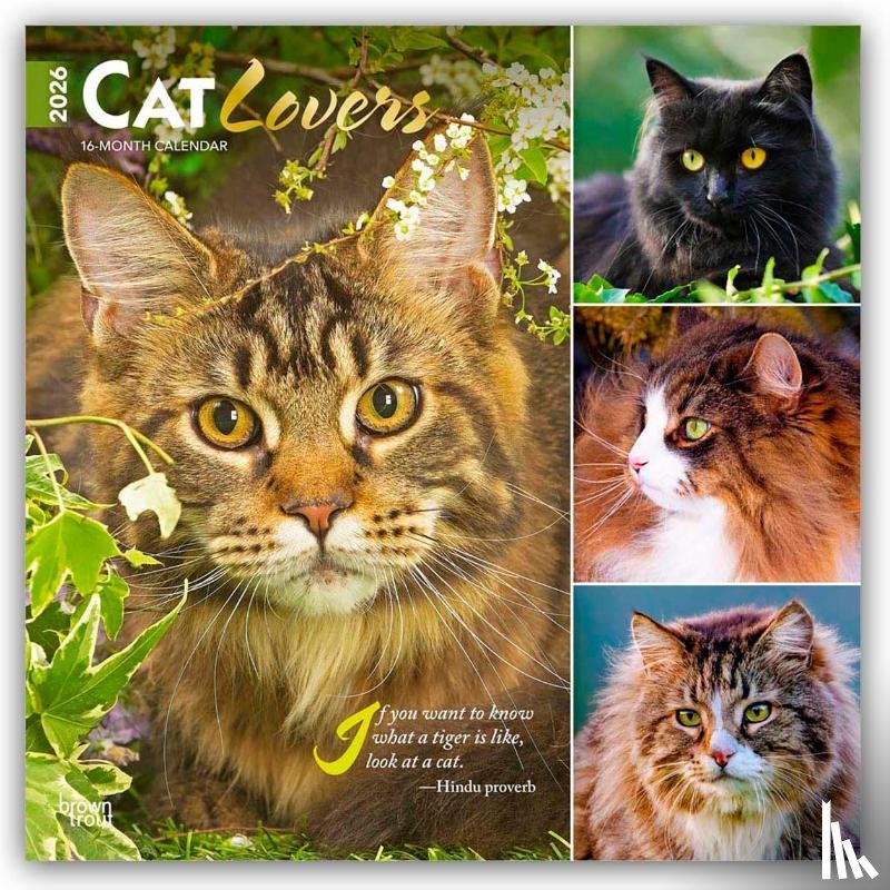 Publishers, Browntrout - Cat Lovers - Katzenliebhaber 2026 - 16-Monatskalender