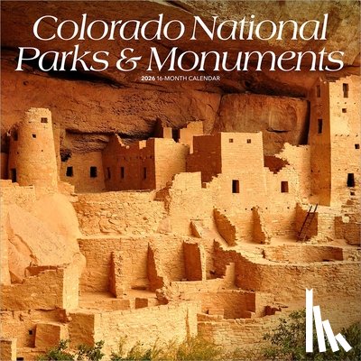 Browntrout - Colorado National Parks & Monuments 2026 12 X 24 Inch (Hanging) Monthly Square Wall Calendar Plastic-Free