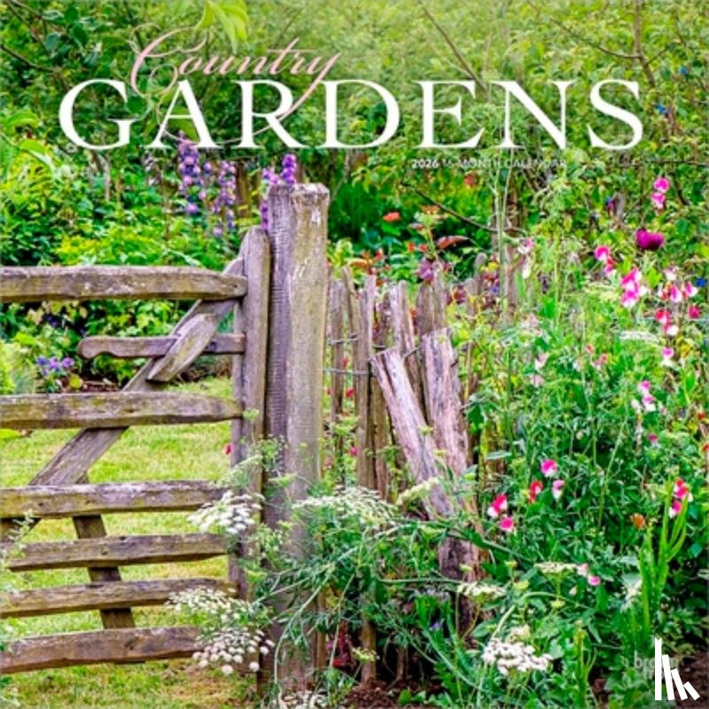 Browntrout - Country Gardens 2026 12 X 24 Inch (Hanging) Monthly Square Wall Calendar Plastic-Free