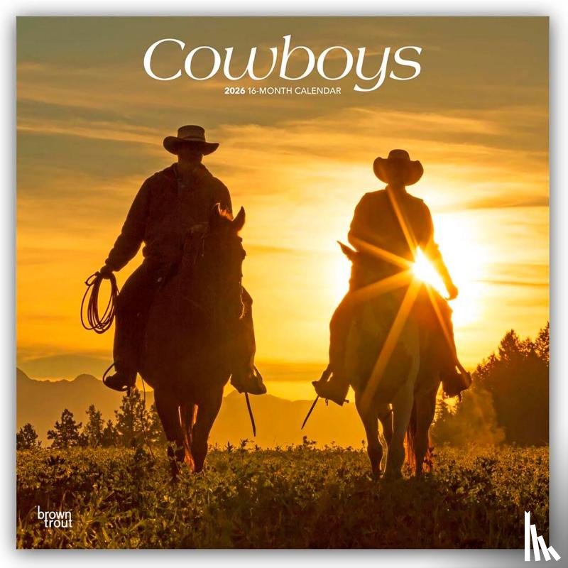 Publishers, Browntrout - Cowboys 2026 Square Flap Calendar