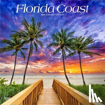 Browntrout - Florida Coast 2026 12 X 24 Inch (Hanging) Monthly Square Wall Calendar Plastic-Free