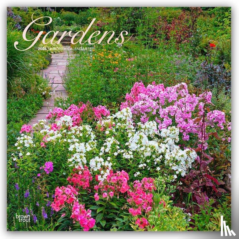 Publishers, Browntrout - Gardens - Gärten 2026 - 16-Monatskalender