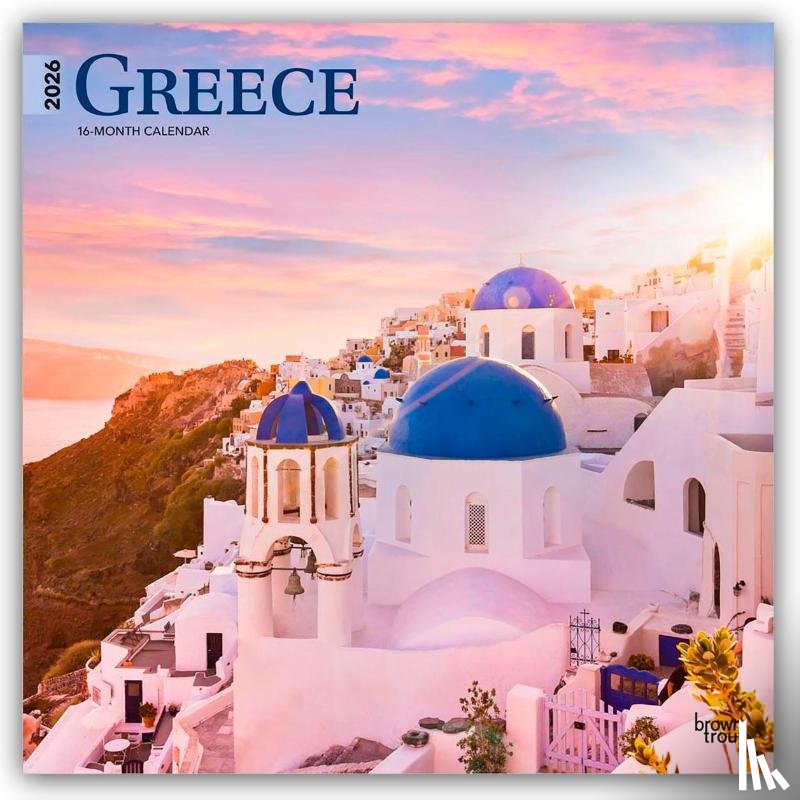 Publishers, Browntrout - Greece - Griechenland 2026 - 16-Monatskalender