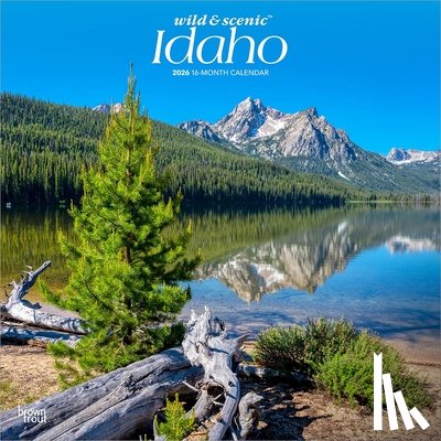 Browntrout - Idaho Wild & Scenic 2026 12 X 24 Inch (Hanging) Monthly Square Wall Calendar Plastic-Free