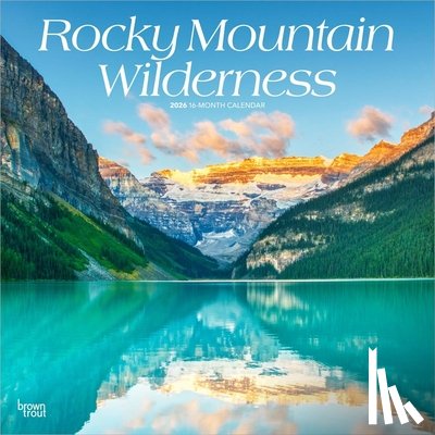 Browntrout - Rocky Mountain Wilderness 2026 12 X 24 Inch (Hanging) Monthly Square Wall Calendar Plastic-Free