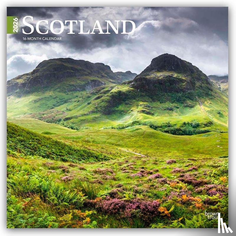Publishers, Browntrout - Scotland 2026 Square Flap Calendar