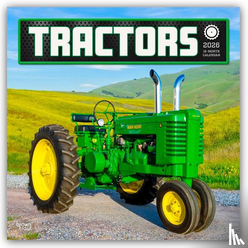Publishers, Browntrout - Tractors 2026 Square Flap Calendar