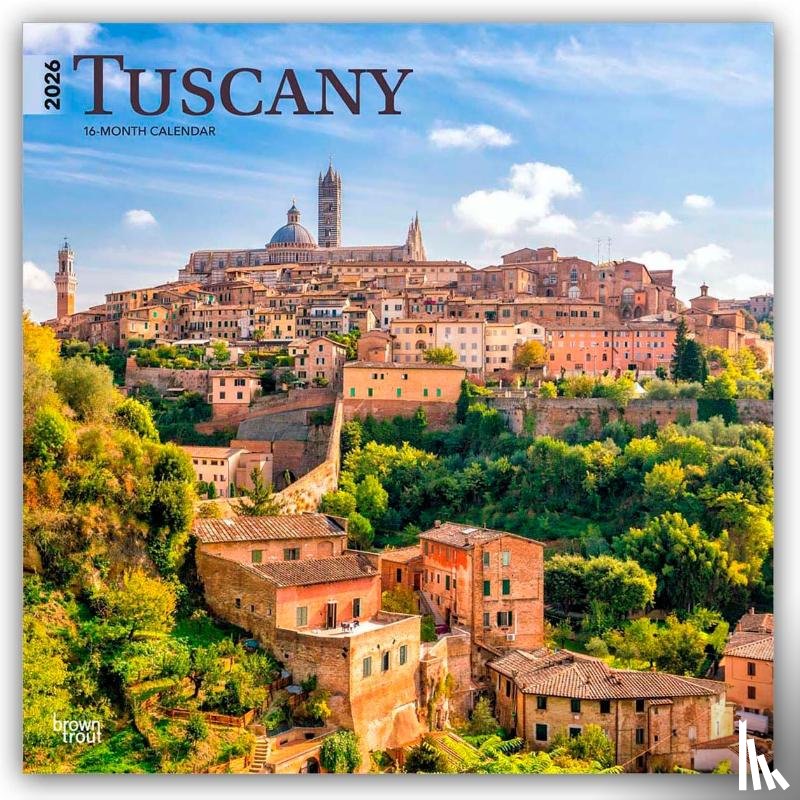 Publishers, Browntrout - Tuscany 2026 Square Flap Calendar