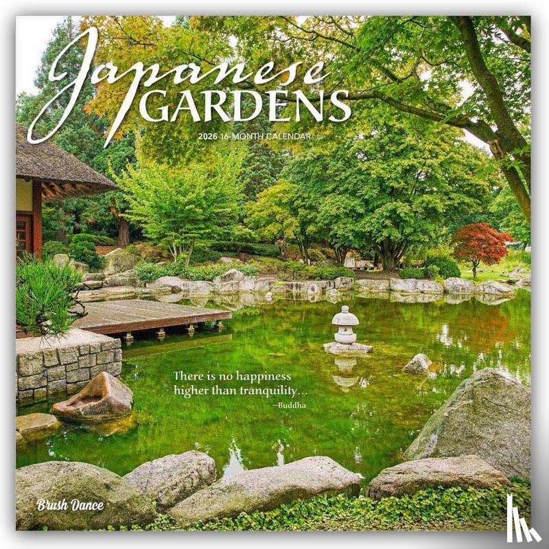 Publishers, Browntrout - Japanese Gardens - Japanische Gärten 2026 - 16-Monatskalender