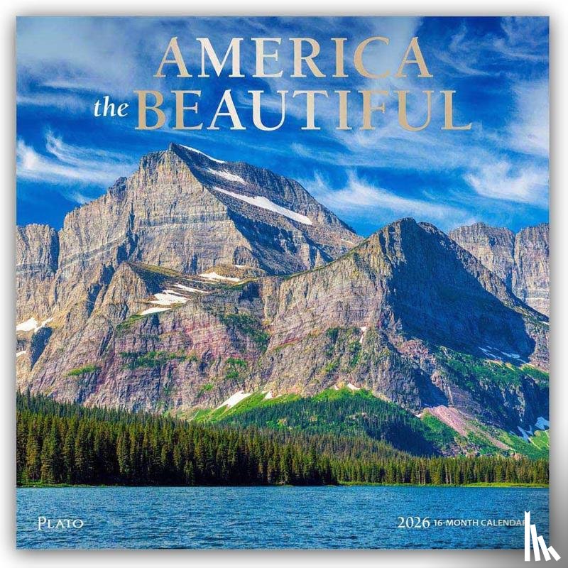 Publishers, Browntrout - America the Beautiful 2026 Square Plato Foil Calendar