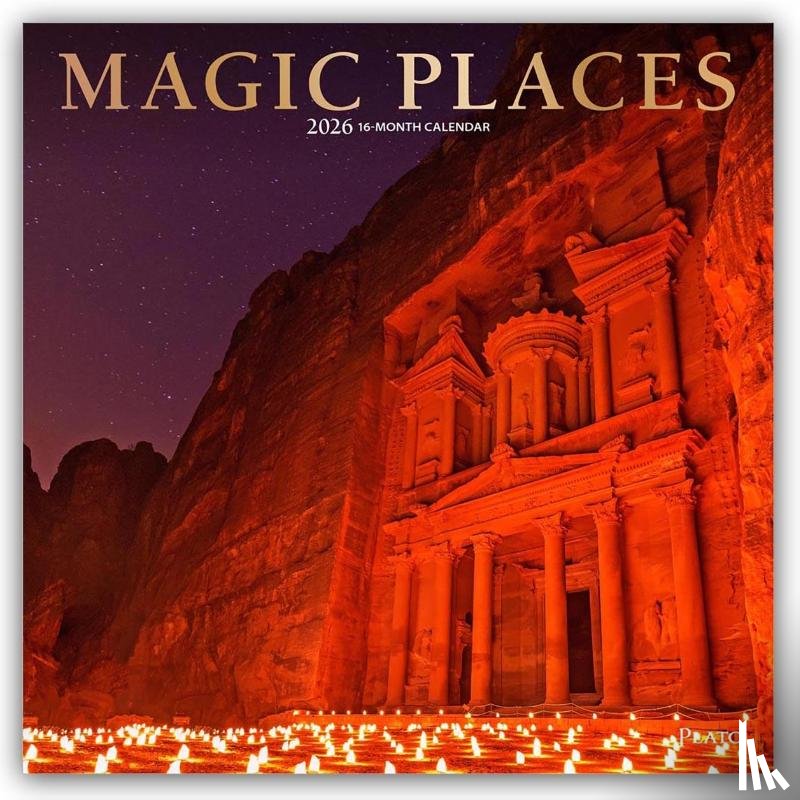 Publishers, Browntrout - Magic Places 2026 Square Plato Foil Calendar