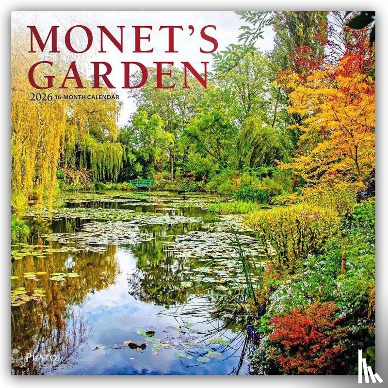 Publishers, Browntrout - Monet's Garden 2026 Square Plato Foil Calendar
