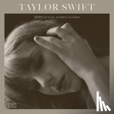 Browntrout - Taylor Swift Official 2026 7 X 14 Inch (Hanging) Monthly Mini Wall Calendar