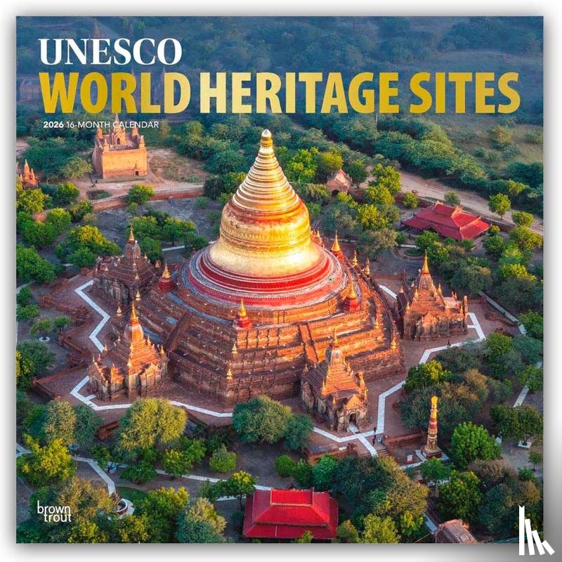 Publishers, Browntrout - Unesco World Heritage Sites - Unesco-Welterbestätten 2026 - 16-Monatskalender