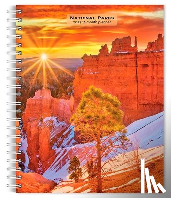 Browntrout - National Parks 2027 6 X 7.75 Inch Spiral-Bound Wire-O Weekly Engagement Planner Calendar New Full-Color Image Every Week