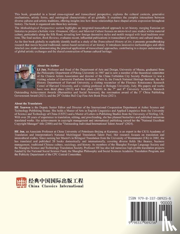 Jun, Li - Annals of Transcultural History of Art
