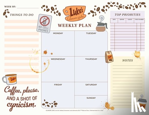 Insight Editions - Gilmore Girls Weekly Planner Notepad