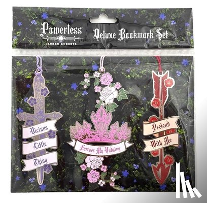 Insight Editions - Lauren Roberts: Powerless Trilogy Deluxe Bookmark Set (Set of 3)