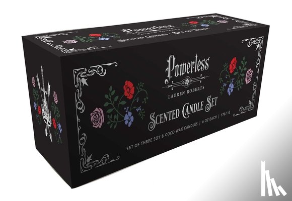 Insight Editions - Lauren Roberts: Powerless Trilogy Scented Glass Candle Set (Set of 3)