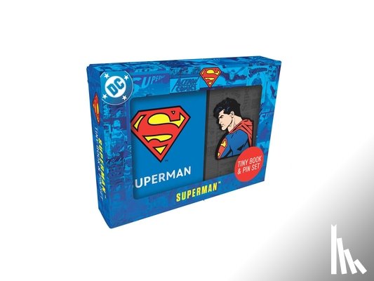Insight Editions - DC Comics: Superman Tiny Book and Pin Set