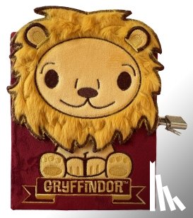 Insight Editions - Harry Potter: Gryffindor Plush Lock & Key Diary