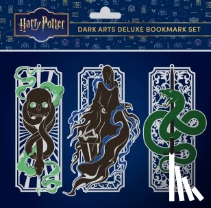 Insight Editions, Insight - Harry Potter: Dark Arts Deluxe Bookmark Set (Set of 3)