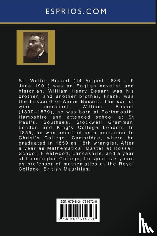 Besant, Walter - As We Are and As We May Be (Esprios Classics)