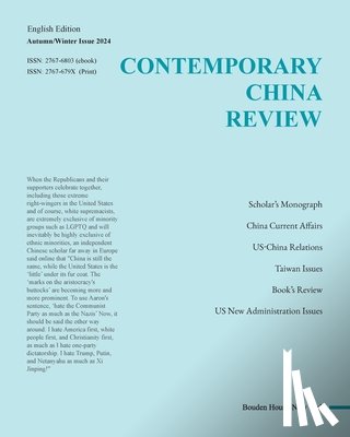 Contemporary China Review Editor - Contemporary China Review Editor: Contemporary China Review