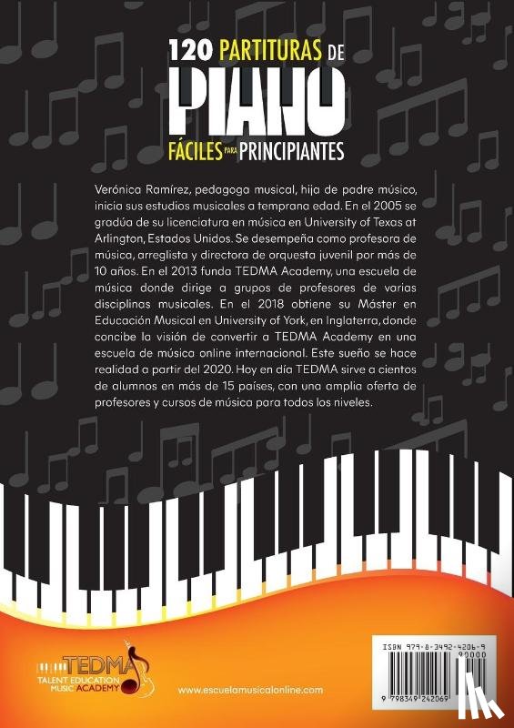 Ramirez, Veronica - 120 Partituras de Piano Fáciles Para Principiantes