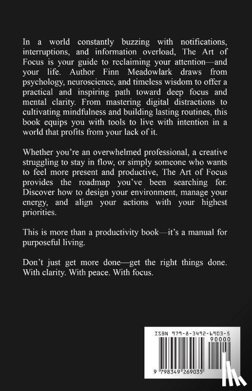 Meadowlark, Finn - The Art of Focus