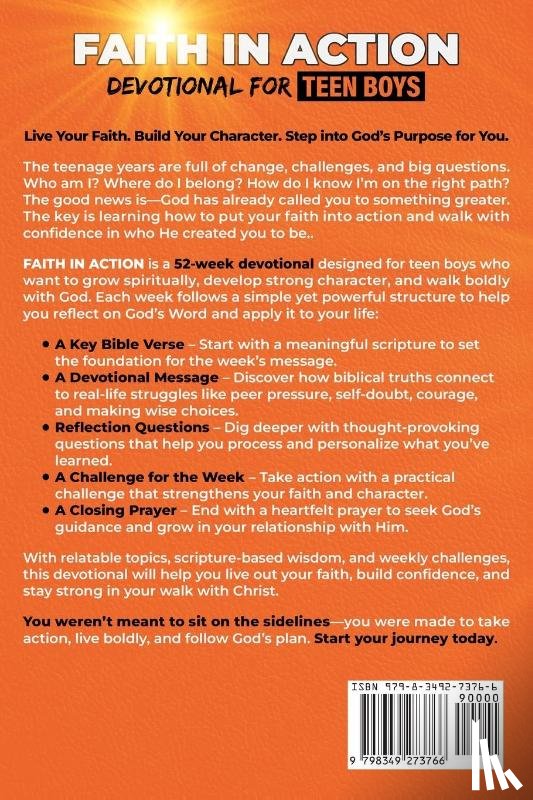 Nelson, David & Mary Beth - Faith in Action -- Devotional for Teen Boys