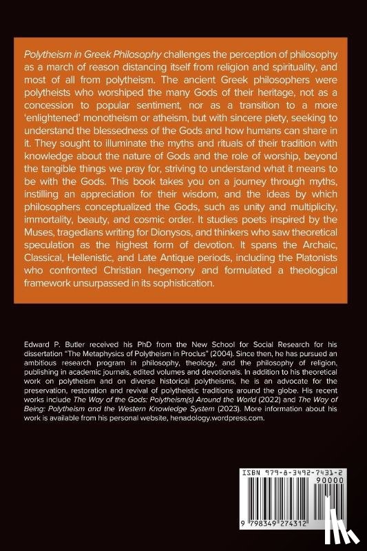 Butler, Edward P. - Polytheism in Greek Philosophy