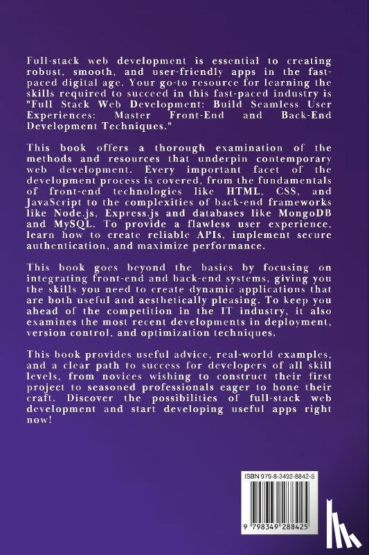 Sutherland, Oliver - Full Stack Web Development