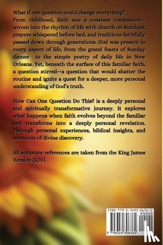 Williams, Junelle - HOW CAN ONE QUESTION DO THIS?