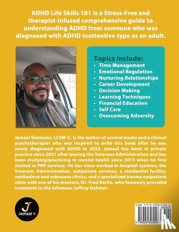 Simmons, Lcsw-C Jamaal M - ADHD Life Skills 101