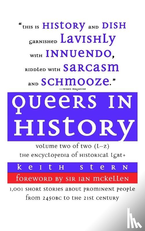 Stern, Keith - Stern, K: Queers in History Volume Two of Two (L-Z)