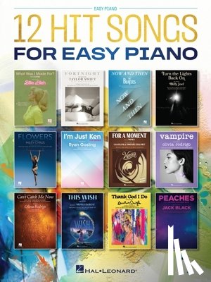  - 12 Hit Songs for Easy Piano - Songbook with Lyrics