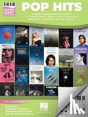  - Pop Hits - Super Easy Songbook: 22 Simple Arrangements of Today's Hits with Lyrics