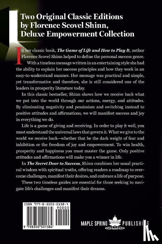 Shinn, Florence Scovel - Shinn, F: Game of Life and How to Play It, Includes Bonus Bo