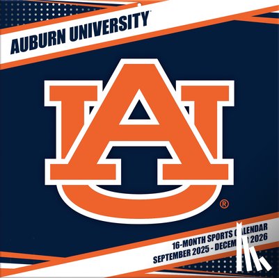 Turner Sports - Auburn Tigers 2026 12x12 Team Wall Calendar
