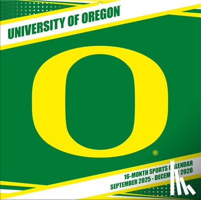 Turner Sports - Oregon Ducks 2026 12x12 Team Wall Calendar