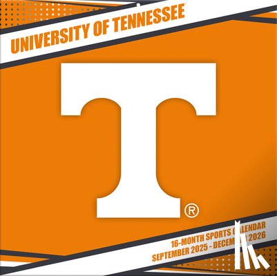 Turner Sports - Tennessee Volunteers 2026 12x12 Team Wall Calendar