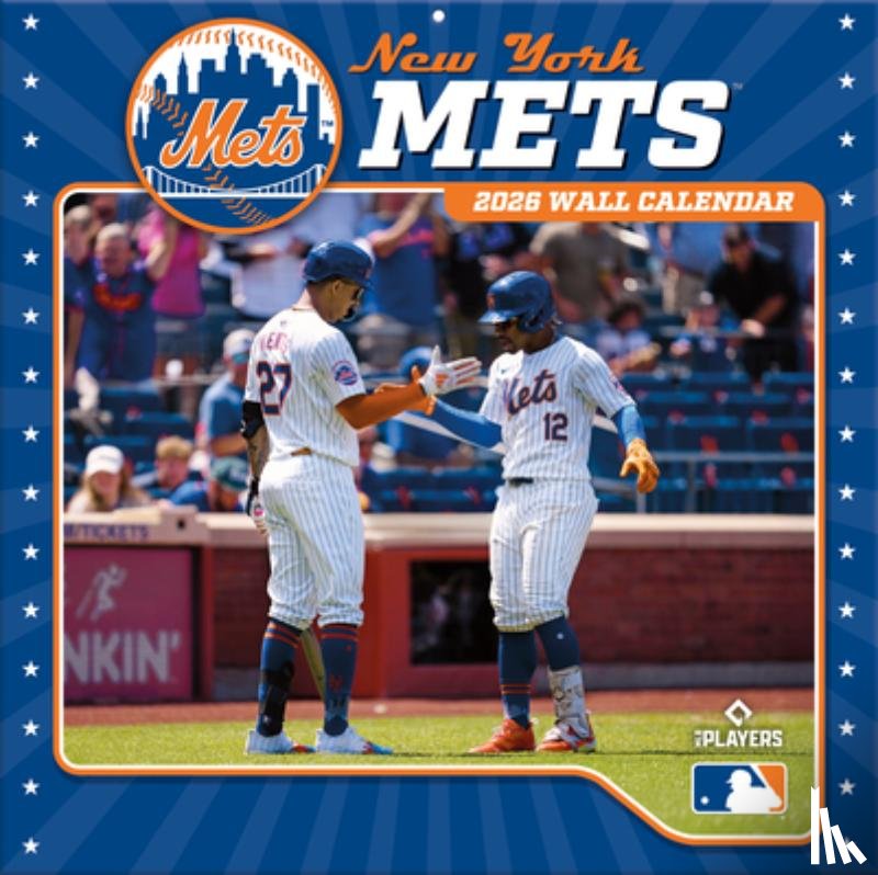 Turner Sports - New York Mets 2026 12x12 Team Wall Calendar