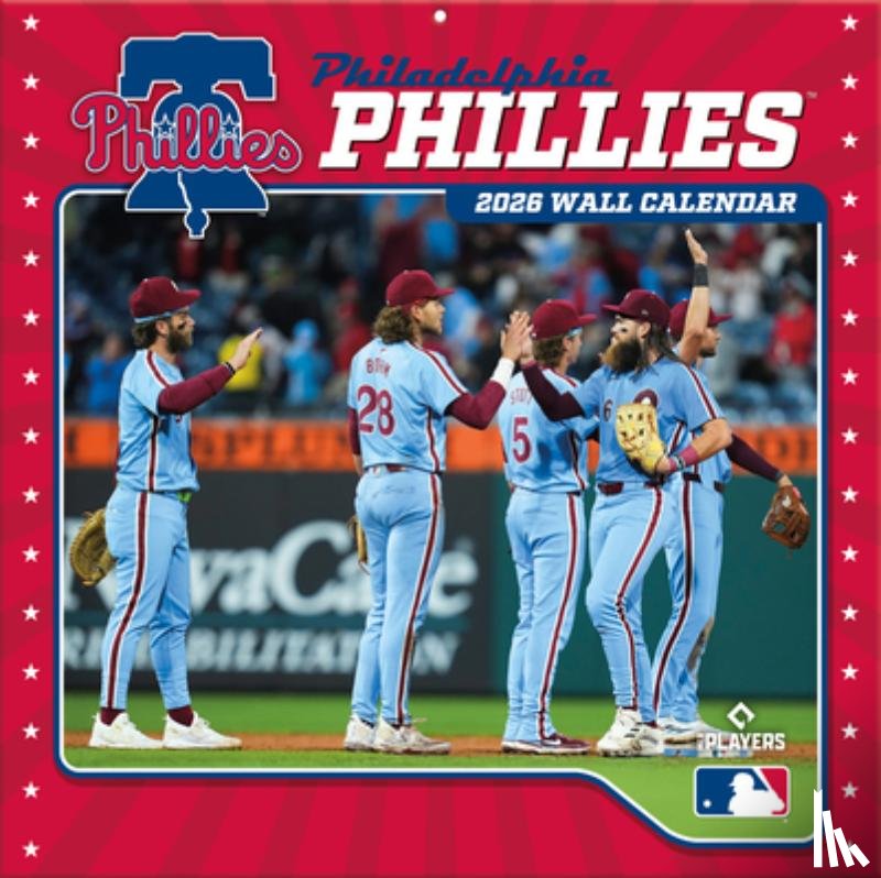 Turner Sports - Philadelphia Phillies 2026 12x12 Team Wall Calendar