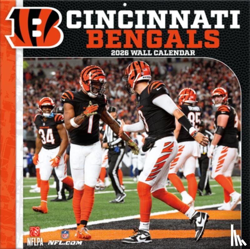 Turner Sports - Cincinnati Bengals 2026 12x12 Team Wall Calendar
